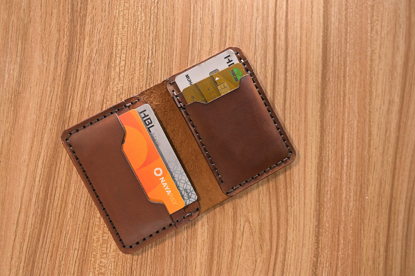 Handmade original Leather Card Holder&Wallet for mens and Women