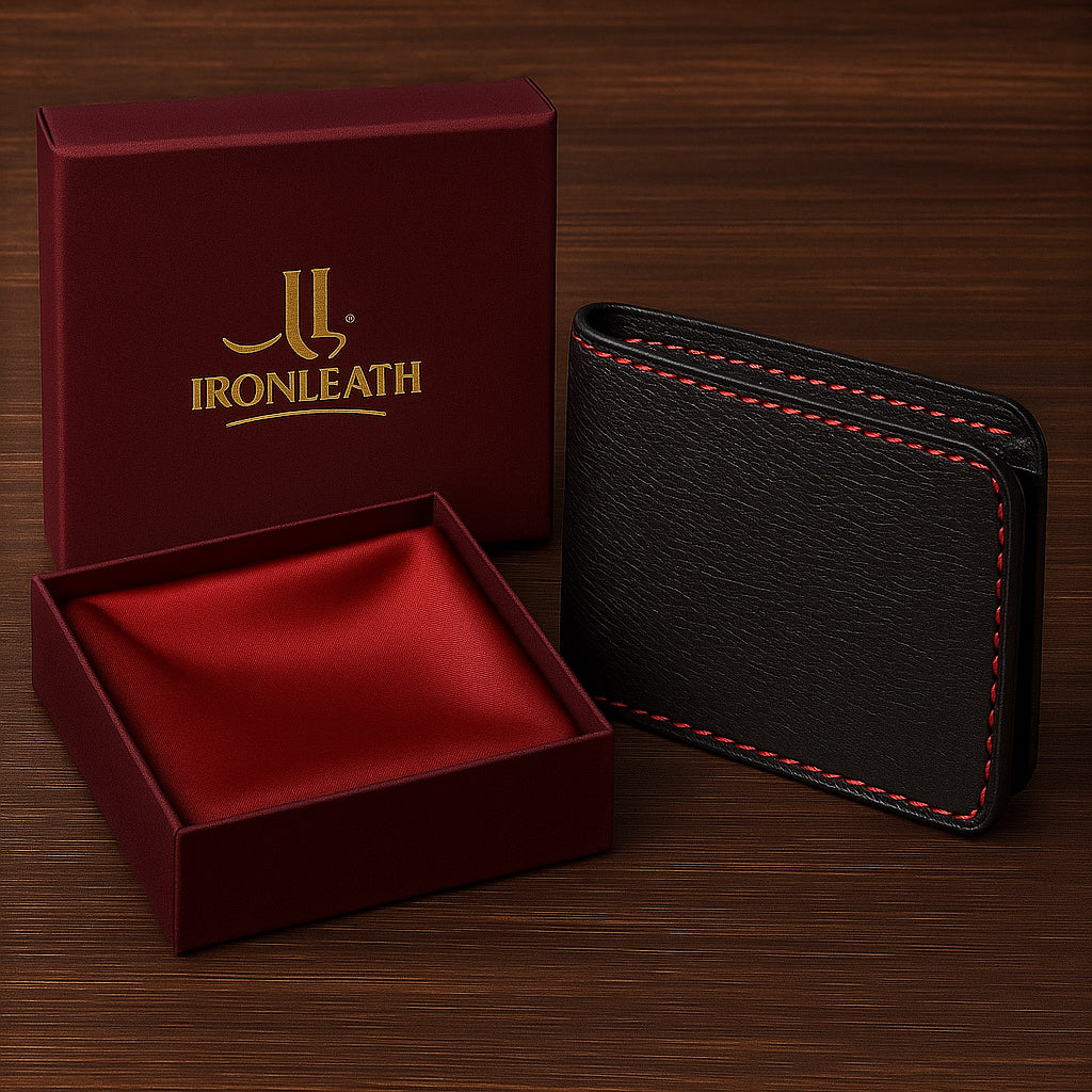 IRONLEATH Bi-fold Leather Wallet